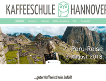 Tablet Screenshot of kaffeeschule.com